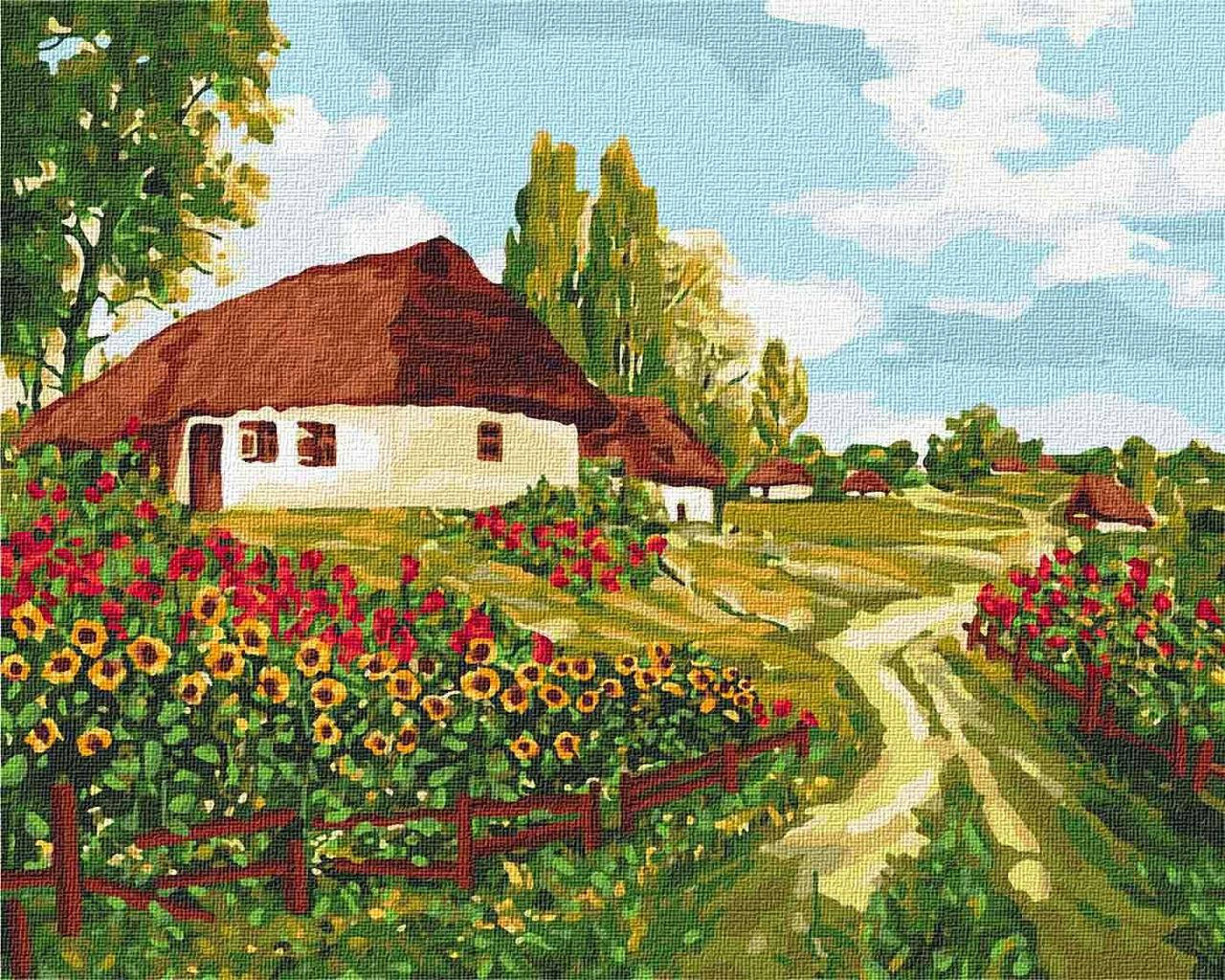 

Картина по номерам 40х50 см. Украинскими тропами. Идейка. КНО2277