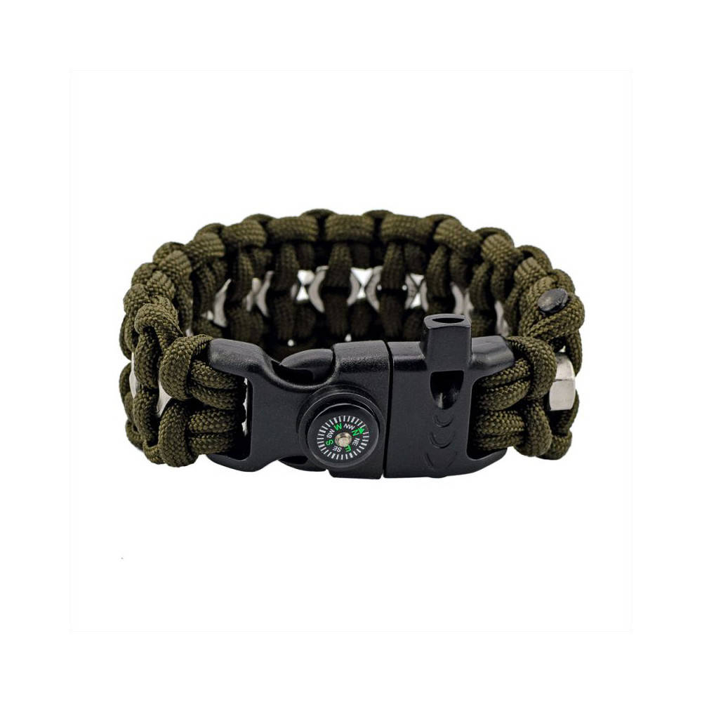 

Браслет выживания из паракорда "ГАЙКИ" SURVIVAL, ARMY GREEN