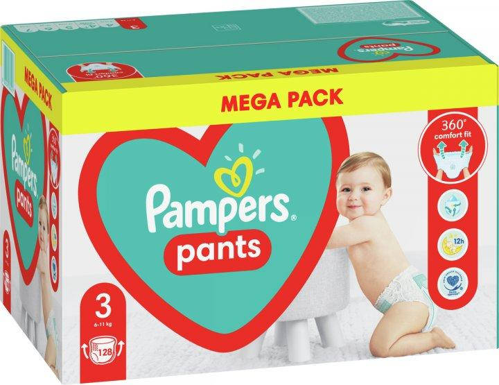 

Pampers Подгузники-трусики Pants Maxi 3 (6-11 кг) 128шт. (Унисекс)