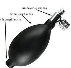 

Груша с металлическим клапаном Microlife