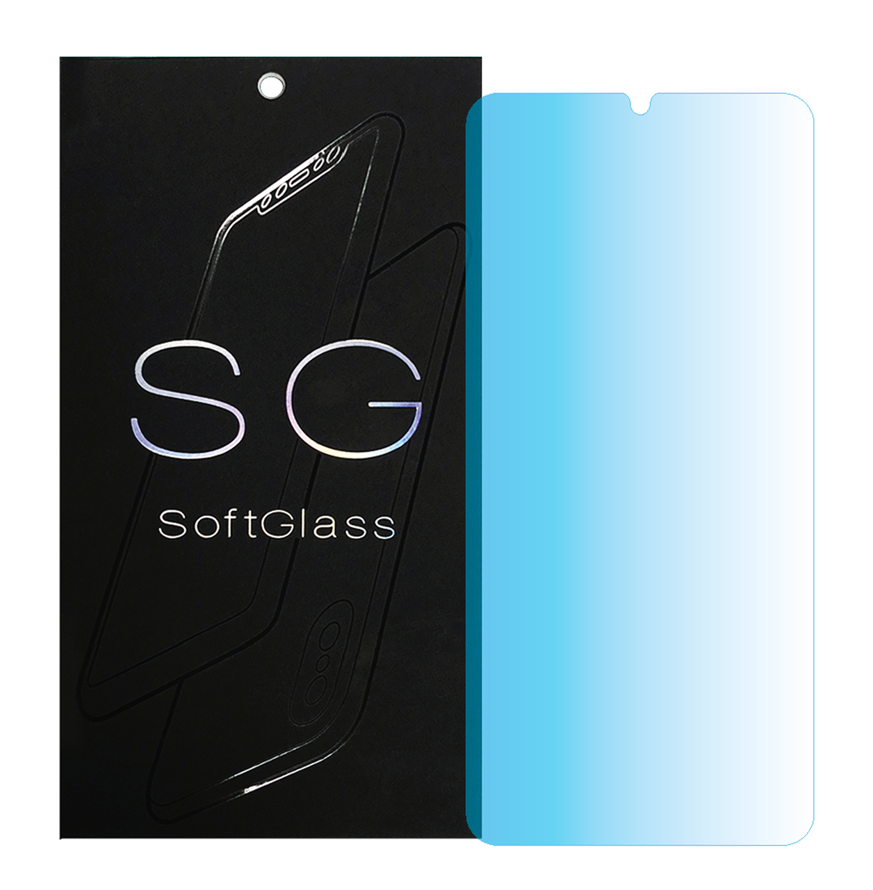 

Пленка Realme X2 Pro на Экран полиуретановая SoftGlass, Прозрачный
