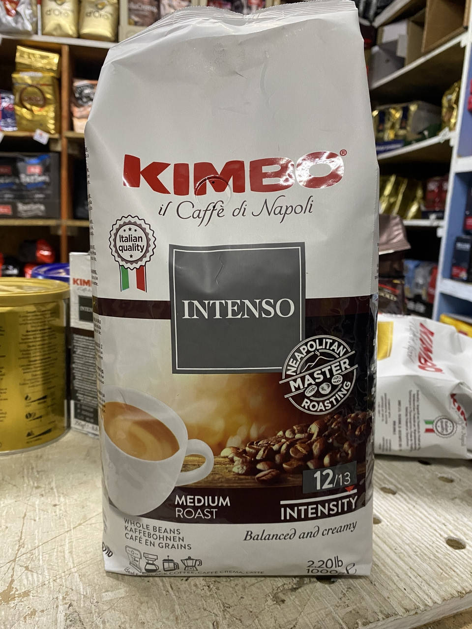 

Кава в зернах KIMBO AROMA INTENSO 1 кг