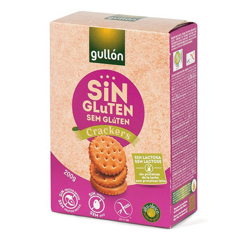 

Печенье GULLON Sin Gluten Crackers без глютена, 200 г, 12 шт/ящ
