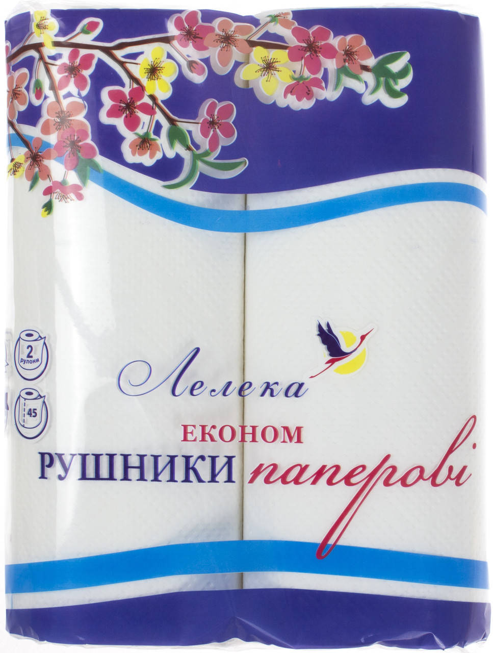

Рушник паперовий "Лелека" економ (2шт) 2-х шар. №0014/0038(20)