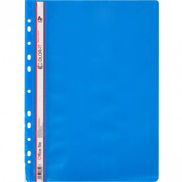 

Швидкозшивач А4 «C» пластиковий синій