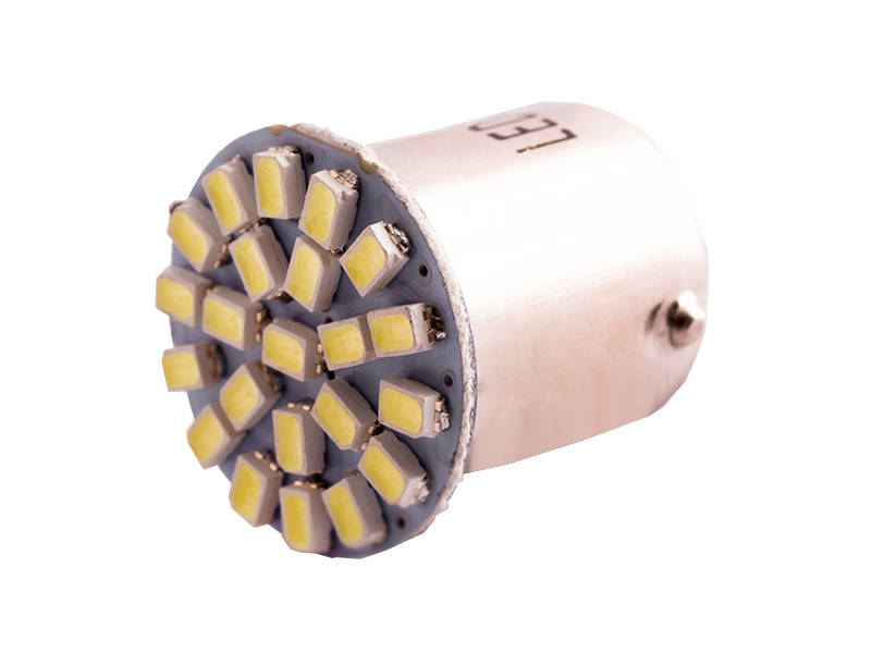 

Светодиодная автолампа T25 P21W (1156) 12В SMD1206-22led белый