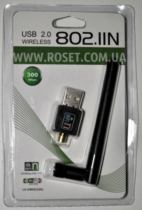 

USB Wi-Fi модуль 802.IIN 300 Mbps