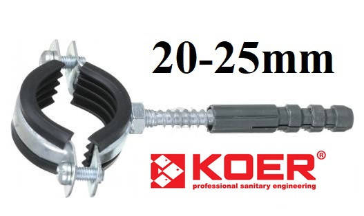 

Хомут металлический 20-25 (1/2") Koer KCB.20
