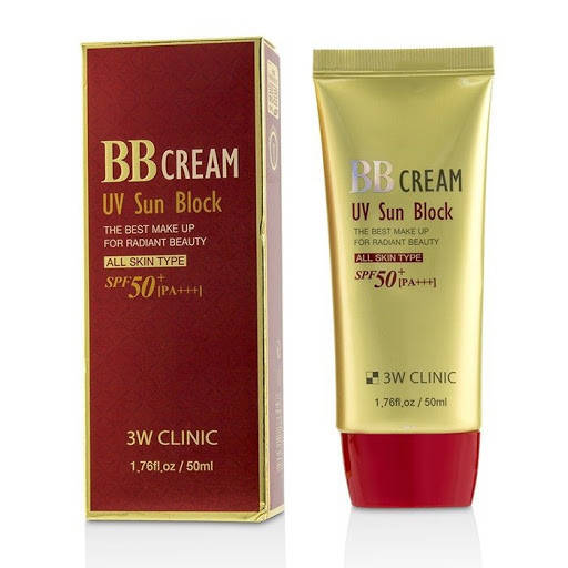 

BB крем для лица с высокой защитой от солнца 3W CLINIC BB Cream UV Sun Block 50 ml
