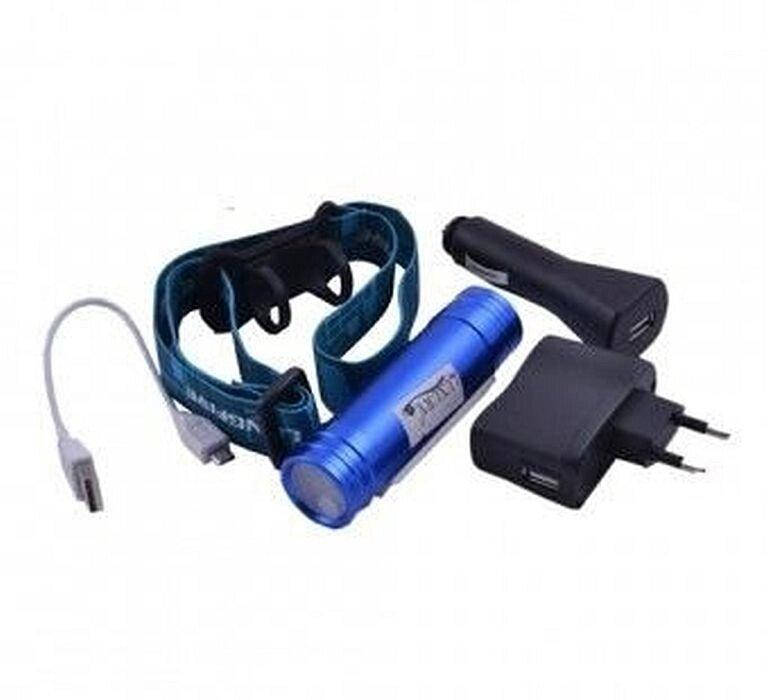 

Фонарик Power bank Police GL-811, 5000W, Золотистый
