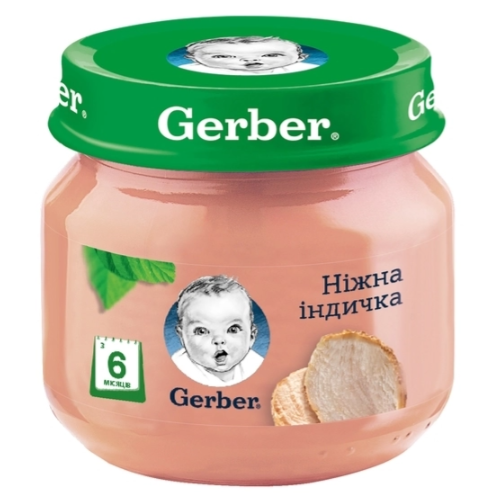 

Пюре Gerber Нежная индейка, 80 г