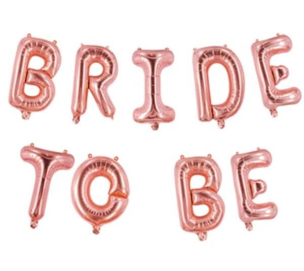 

Набор надувных фольгированных шаров BRIDE TO BE 38 см