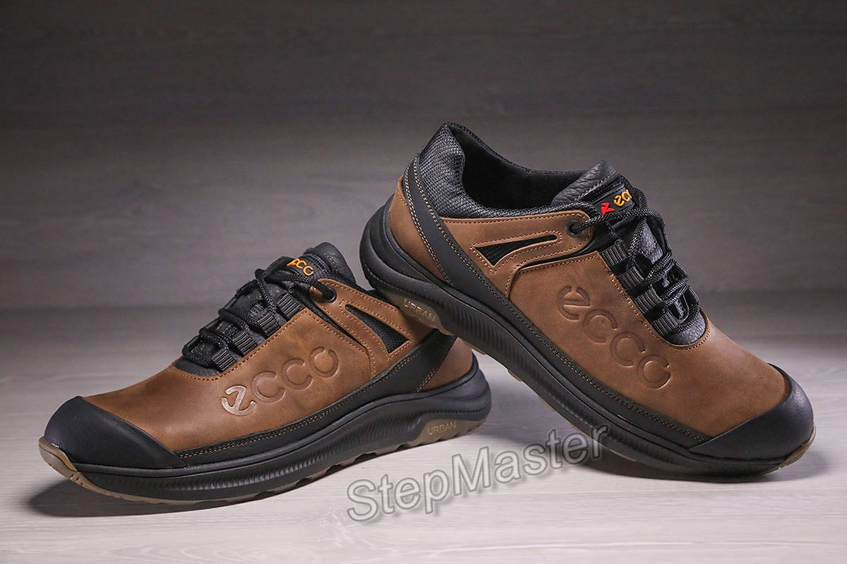 

Кроссовки мужские кожаные ECCO Urban Nubuck Olive 40, Оливковый