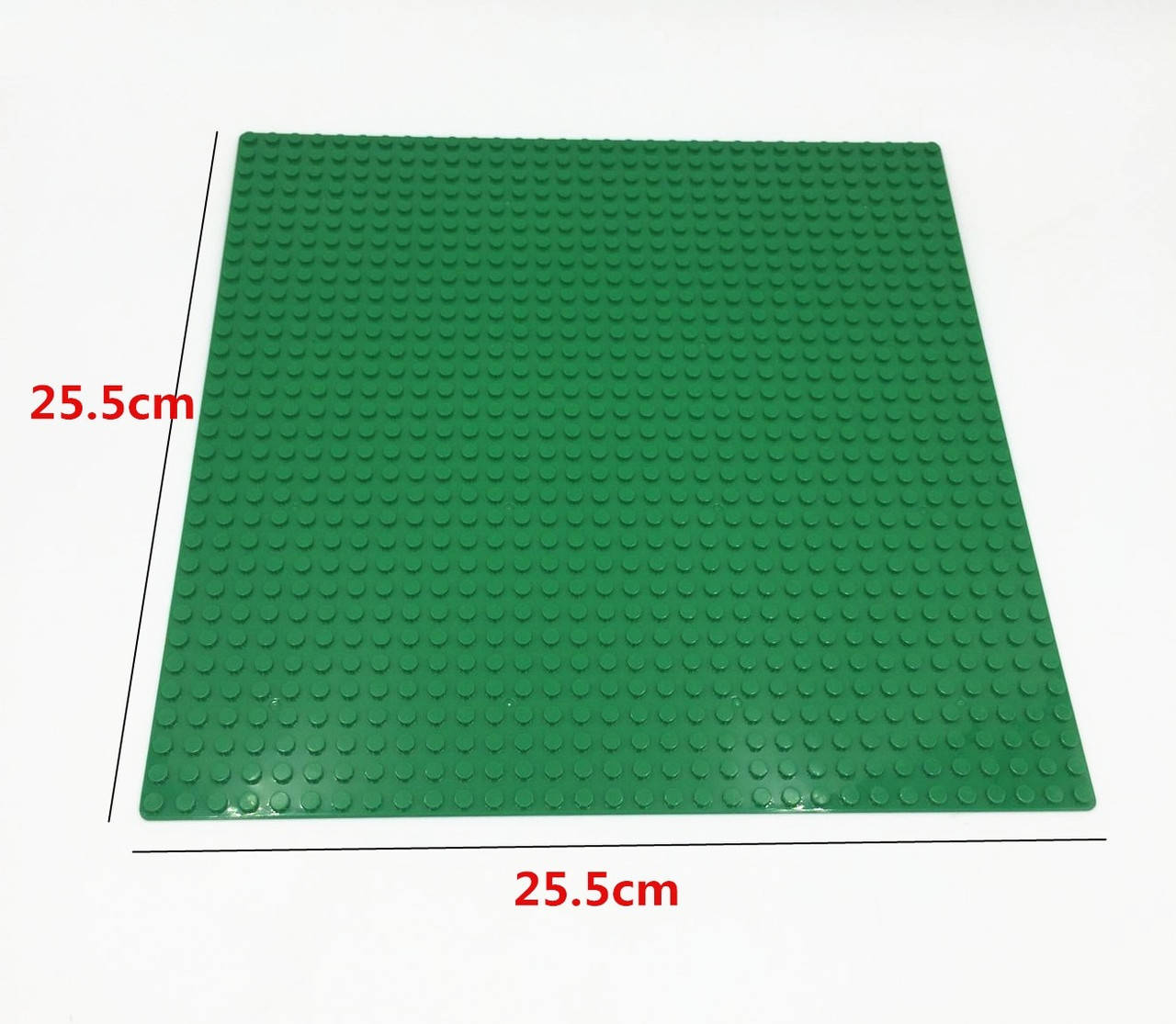 

Лего строительная пластина Lego поле 25х25 см 32*32 пина (Зеленый), Белый