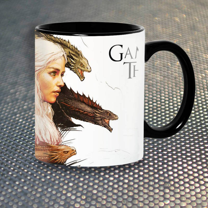 

Чашка Дейнерис Таргариен с Драконами Game of Thrones New (14454)