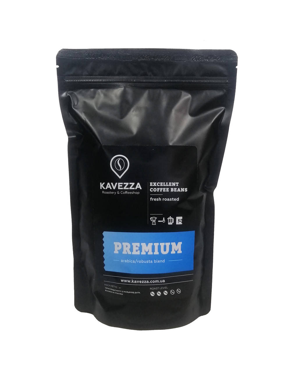 

Кава в зернах PREMIUM blend, 500 г (арабіка 70% - робуста 30%)