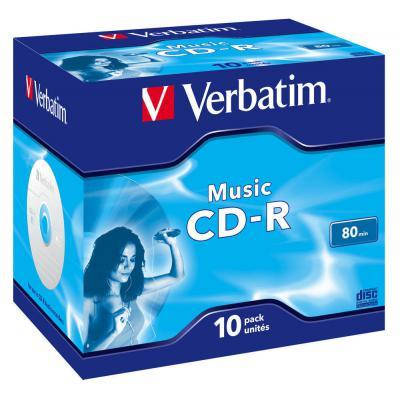 

Диск Verbatim CD-R AUDIO 80MIN VERBATIM MUSIC LIFE PLUS JC/10
