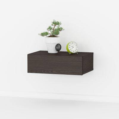 

Тумбочка прикроватная навесная, настенная тумба в спальню G00102 Венге Темный
