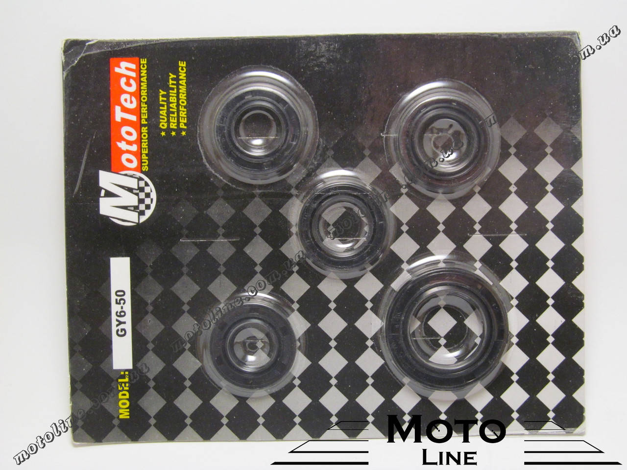 

Набор сальников на скутер 4т 139QMB GY6 50-100cc Mototech