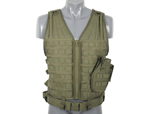 

Lightweight MOLLE Tactical Vest - Olive [8FIELDS]