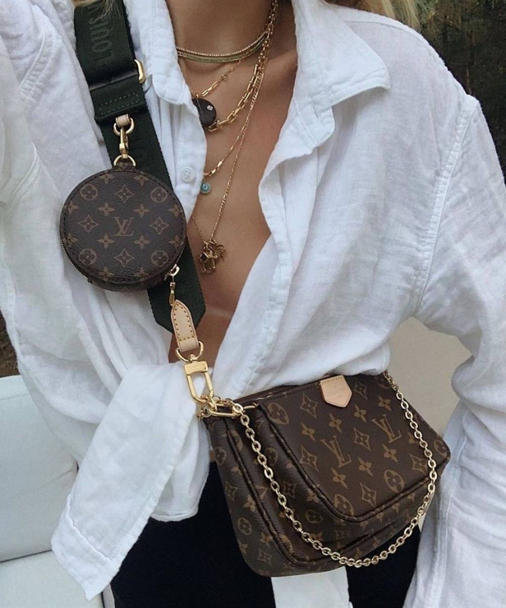 

Сумка Louis Vuitton Multi Pochette Луи Виттон зеркало, Коричневый
