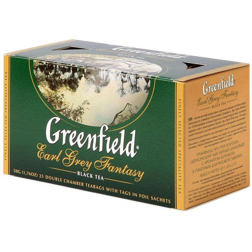 

Чай гринфилд черный с бергамотом 25 пакетиков Greenfield Earl Grey Fantasy