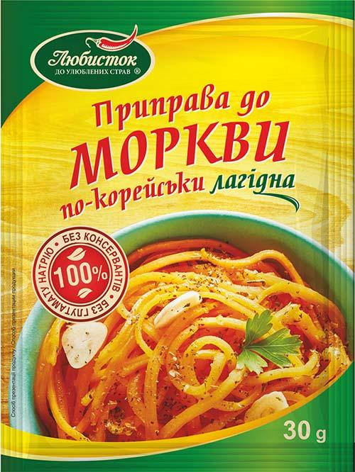 

Приправа "до Корейської моркви лагідна" 30г