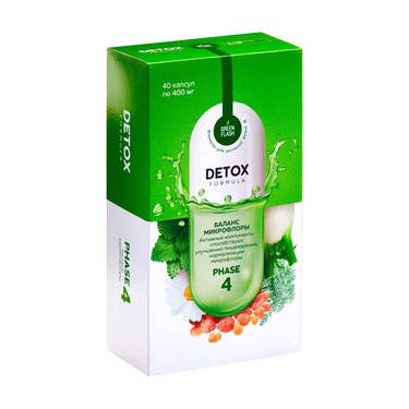 

Детокс микрофлора Баланс микрофлоры GREENFLASH Detox Flora