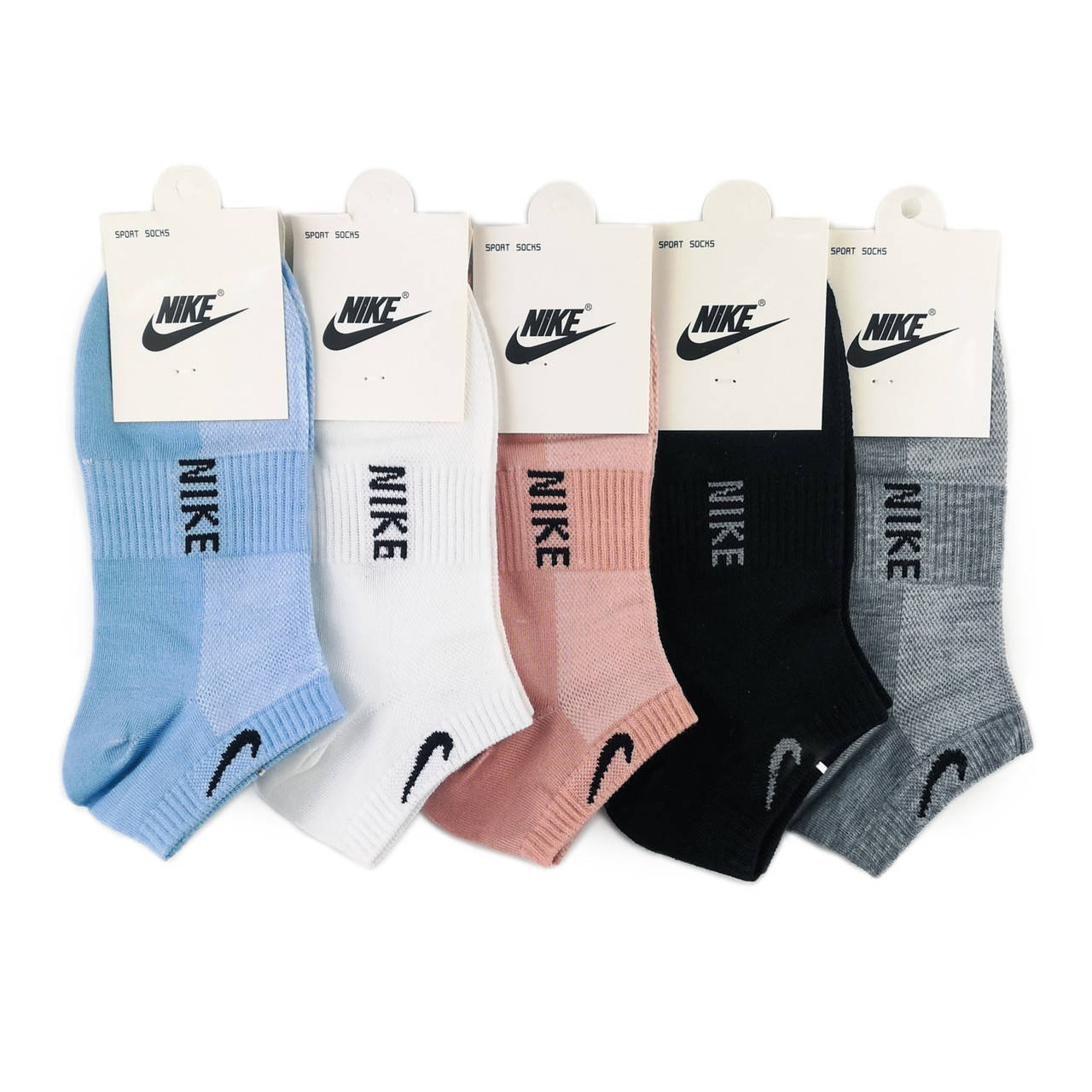 

Короткие спортивные женские носки с сеткой Nike