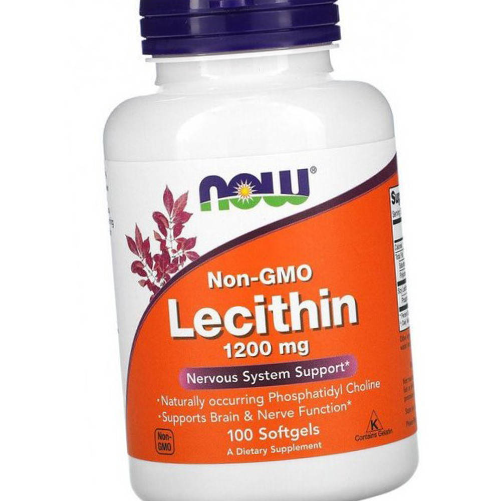

Соевый Лецитин Now Lecithin 1200 mg 100 гел капсул