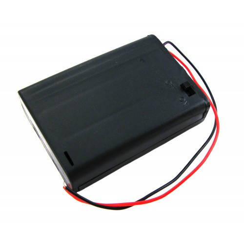 

Холдер на 3х АА батареи, 4.5V кейс, питание Arduino, батарейный отсек