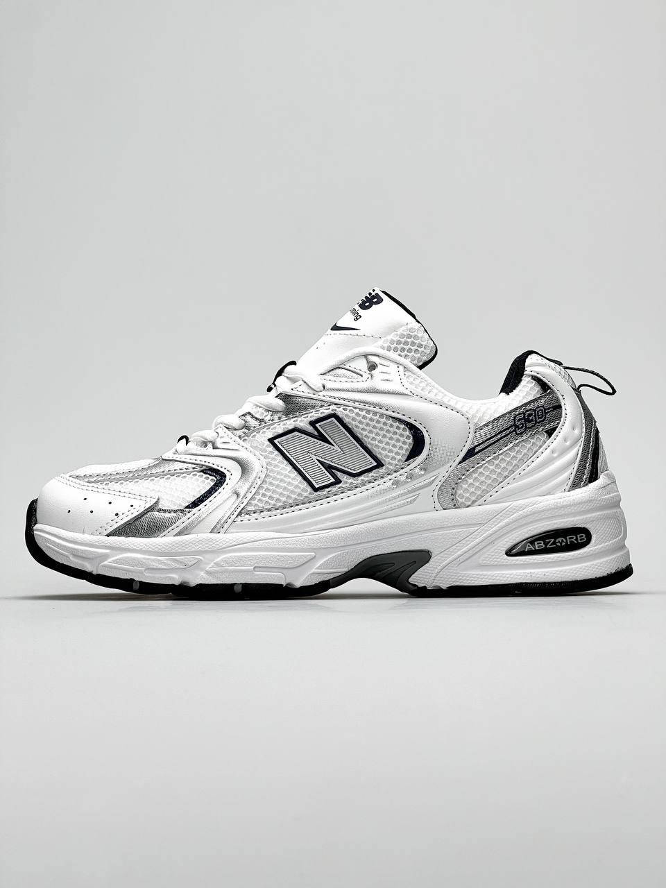 

Мужские кроссовки New Balance 530 White Silver Navy, Белый
