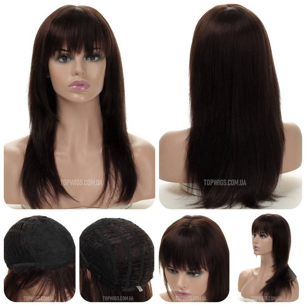 

Шикарный натуральный парик Sweet HH шоколадного цвета