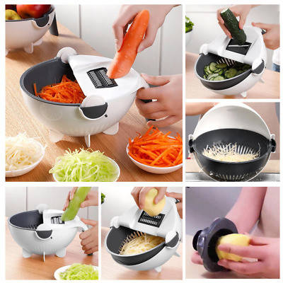 

Многофункциональная вращающаяся овощерезка BASKET VEGETABLE CUTTER
