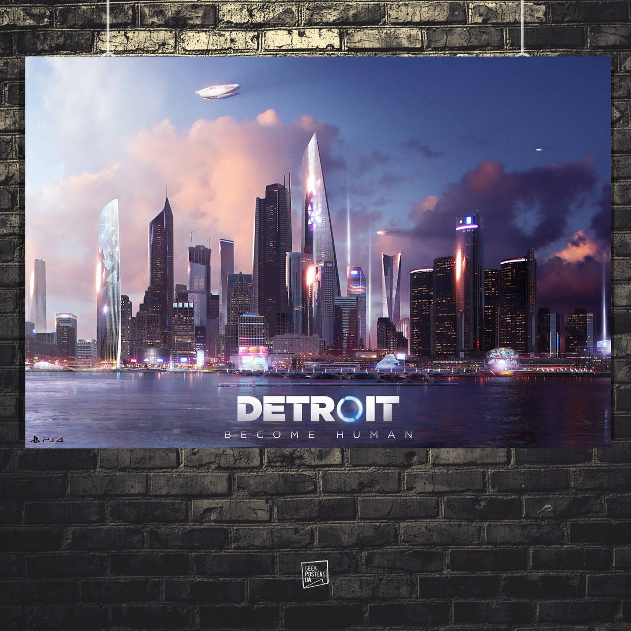 

Постер Detroit: Become Human, Детройт. Размер 42x28см (A3). Матовая бумага