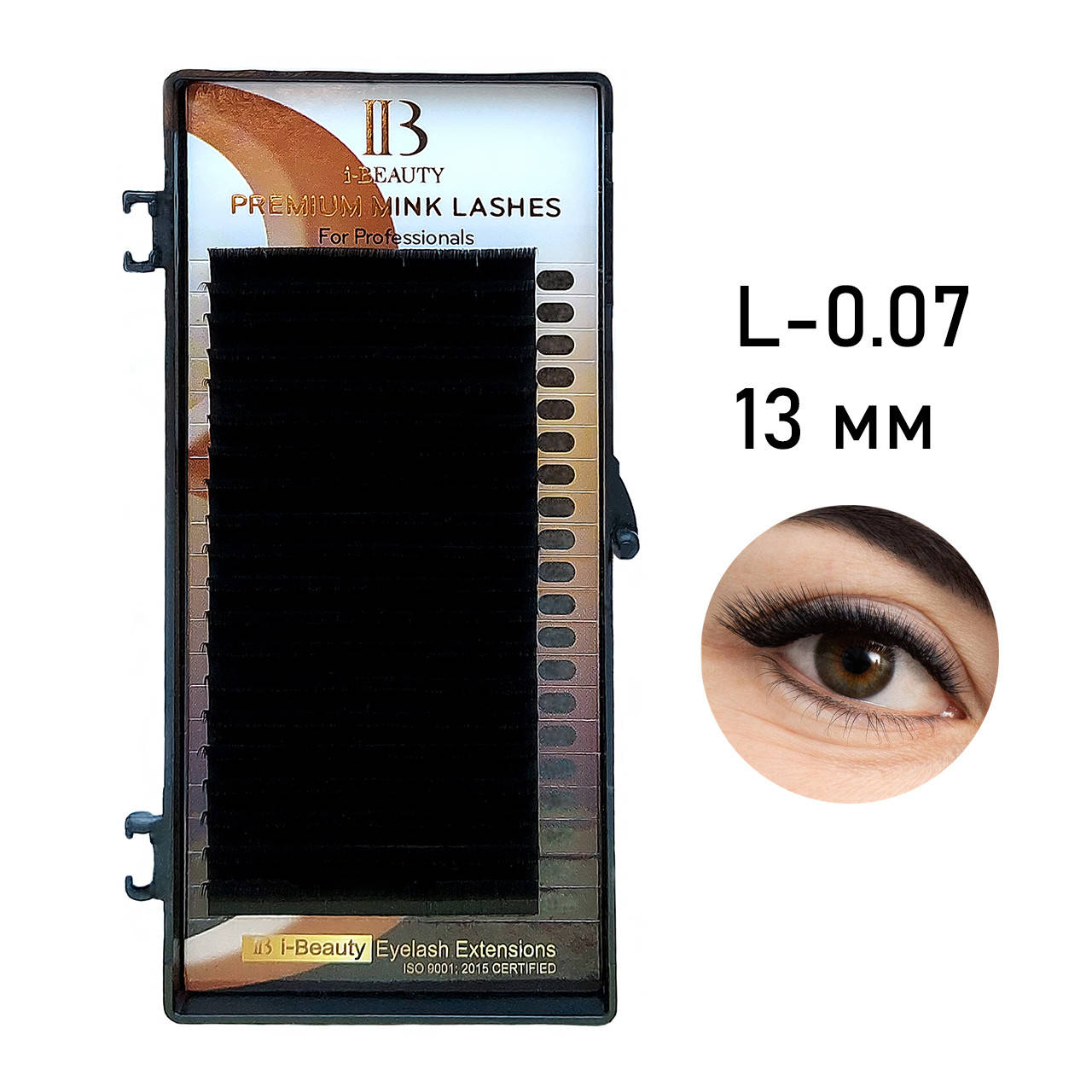 

Ресницы I-Beauty L-0.07 длина 13