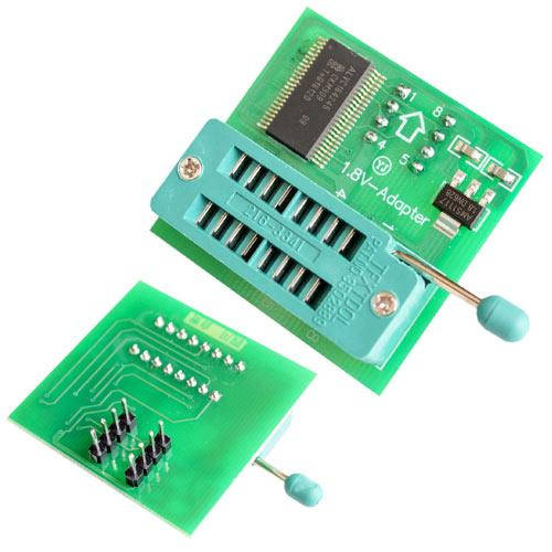 

Адаптер 1.8В ZIF панель SPI Flash SOP8 DIP8 для TL866CS TL866A EZP2010