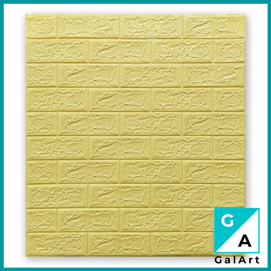 

Самоклеющаяся декоративная 3D панель под бежевый кирпич 700*770*5мм 3д самоклейка для кухни ванной спальни