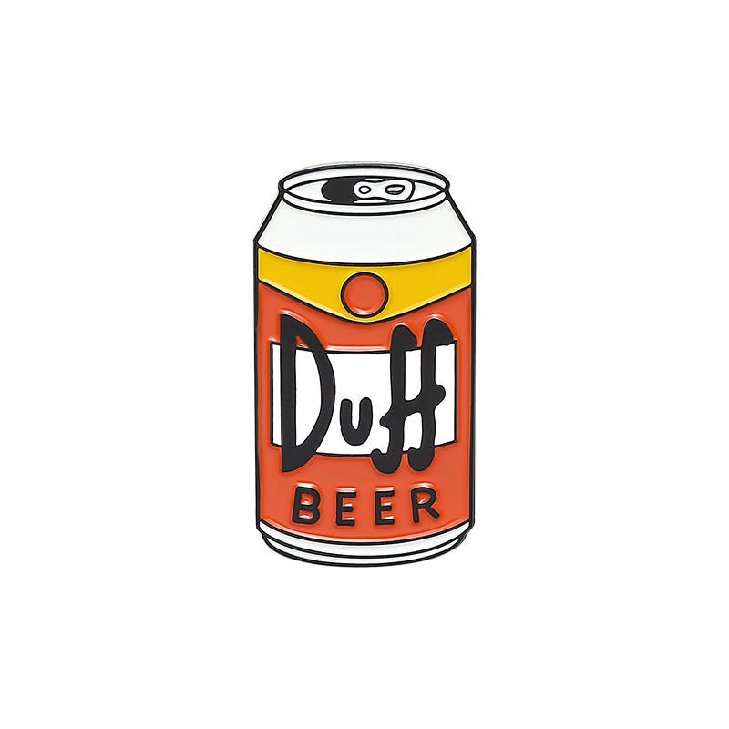 

"Банка пива Duff beer (Симпсоны)" значок (пин) металлический