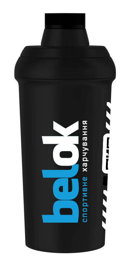 

Shaker bottle 700 ml BELOK.UA + QR - Black