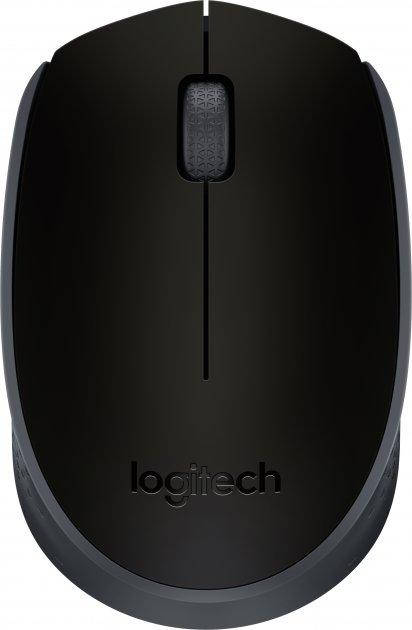 

Мышь Logitech M171 Wireless Black/Grey, Черный