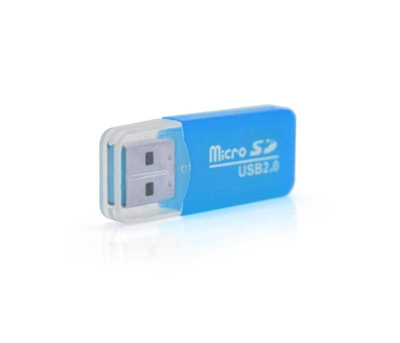 

Кардридер USB2.0 Merlion CRD-1BL/01019 Blue, Синий