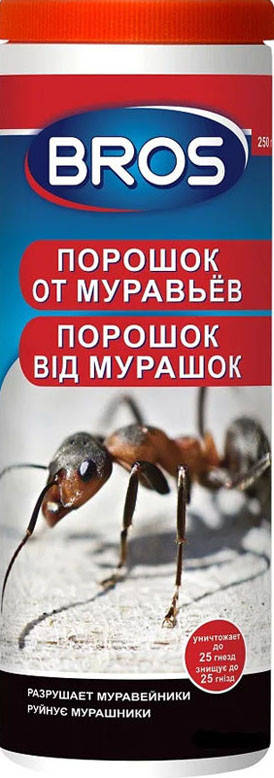 

Инсектицид Порошок от муравьев 250 мл Bros