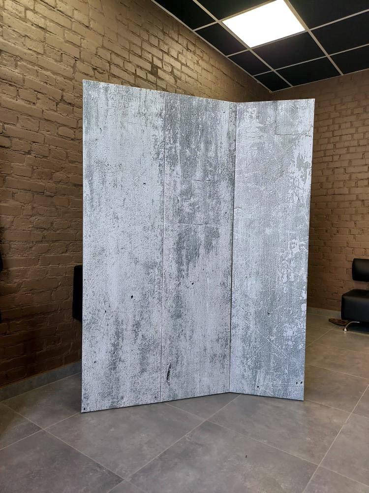 

Ширма "Бетонная стена" на 3 секции 1800х1350 мм.