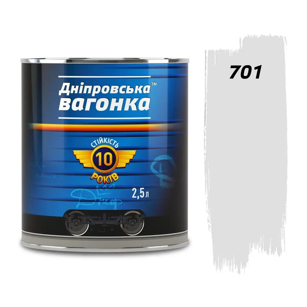 

Краска Днепровская Вагонка ПФ-133 2,5л. Светло-серый