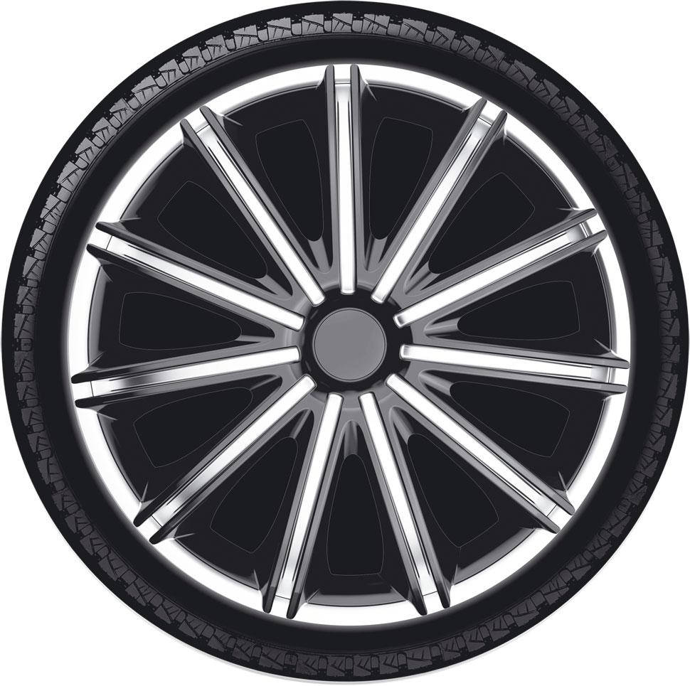 

Колпаки на колеса ARGO R-14 NERO silver black