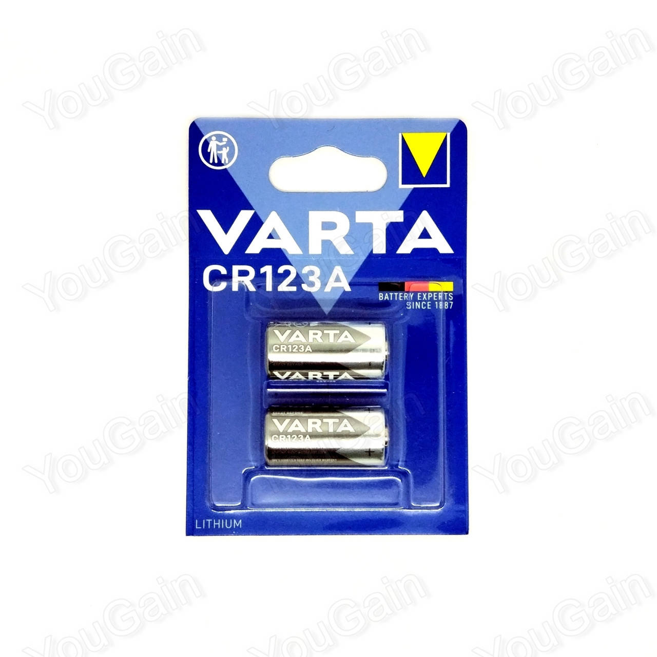 

Батарейка литиевая VARTA CR123A (3V). Блистерная упаковка по2 шт
