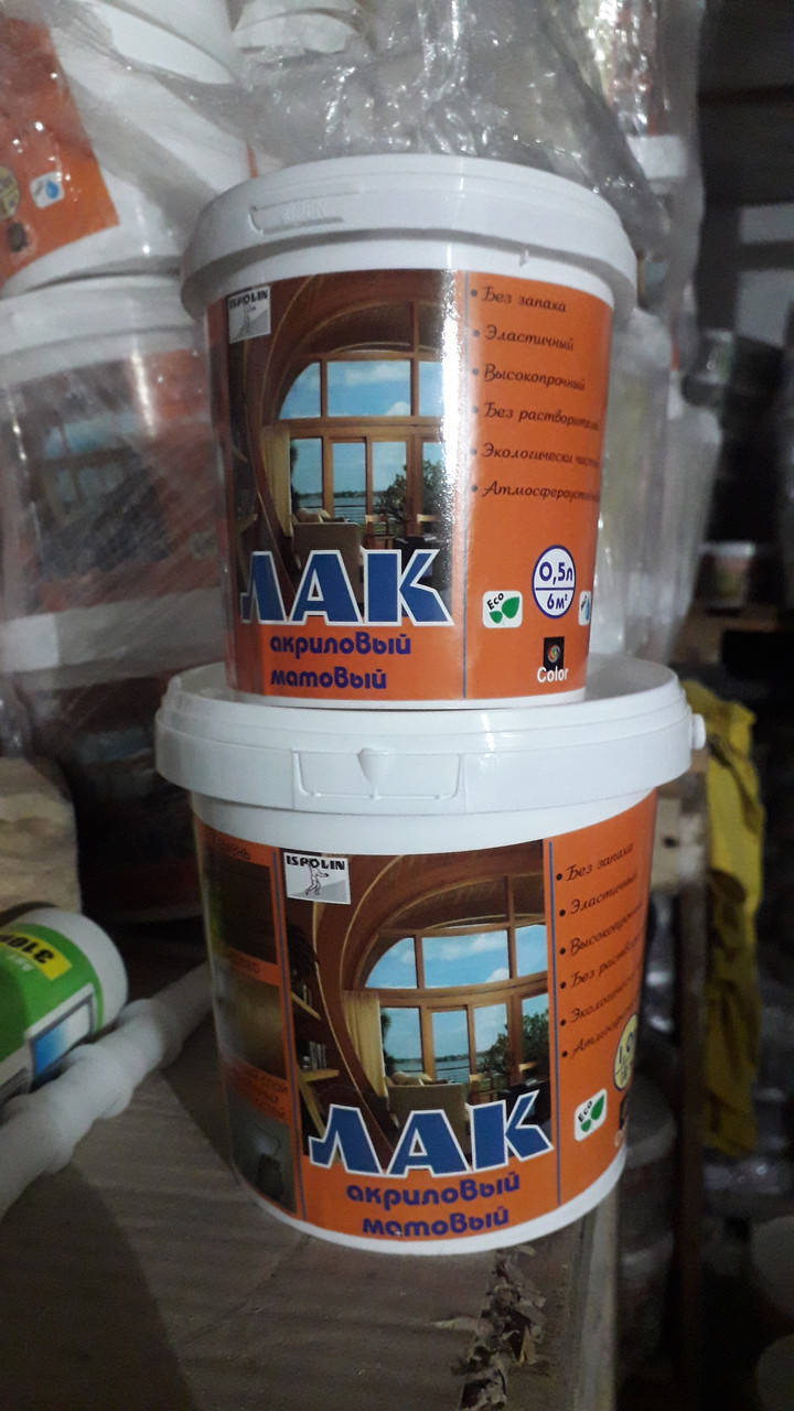 

Лак акриловый "Ispolin" матовый 1л