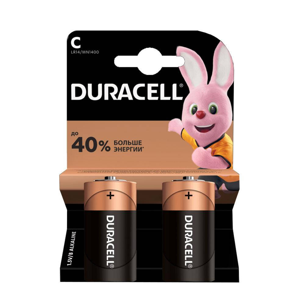 

Батарейки C (LR14) Duracell Alkaline (2шт.)