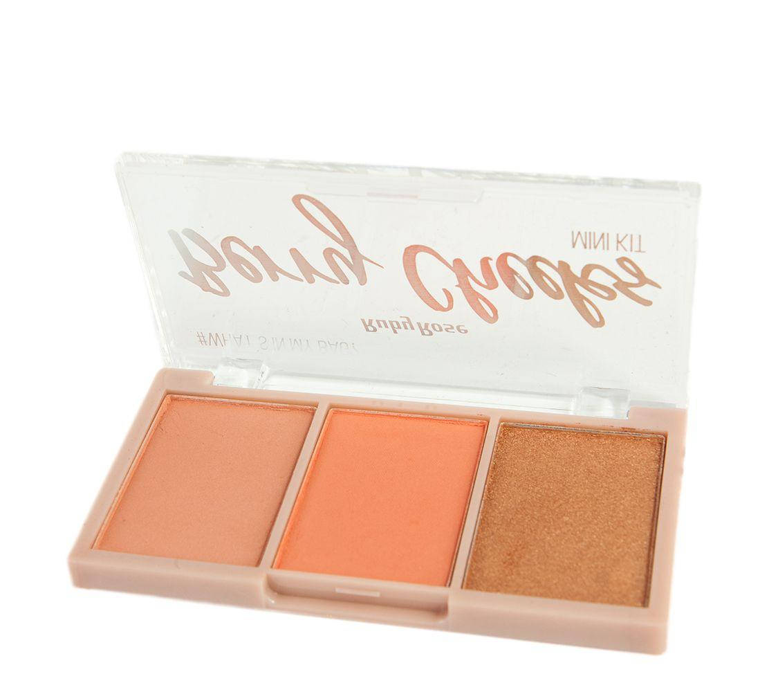 

Палетка для макияжа румяна+хайлатер Ruby Rose Mini Kit HB-6111 № 01 Pinky Cheeks